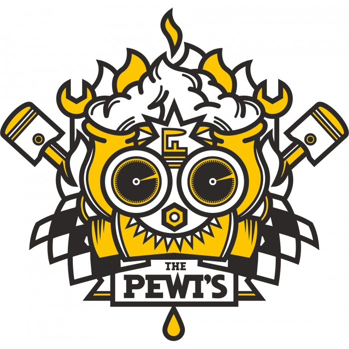 Cats Motor Sticker 10x10 cmRenkli Sticker