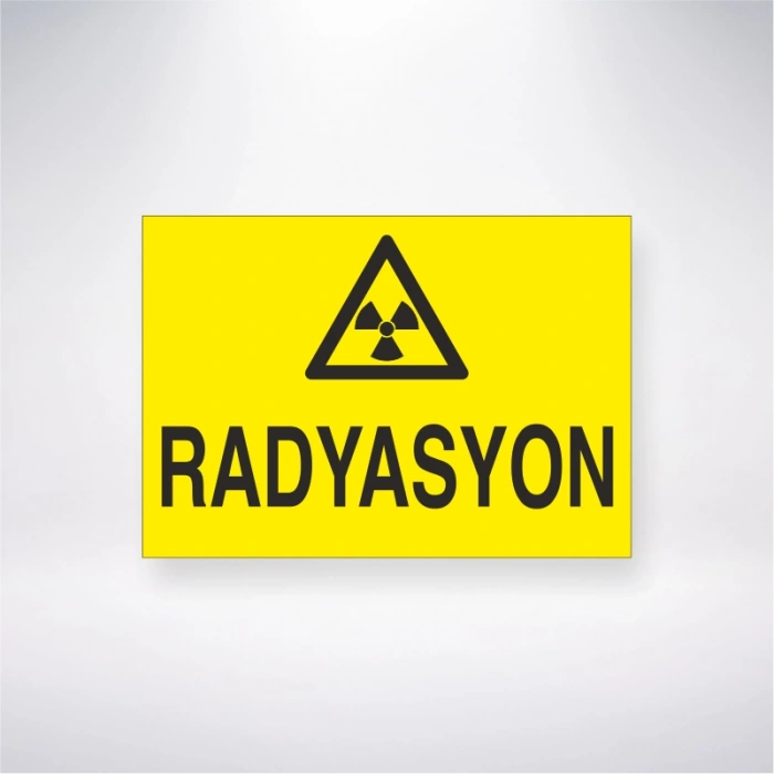 Radyasyon Sticker 20X28 Cm