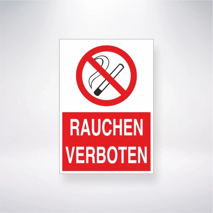 Rauchen Verboten Sticker 20X28 Cm