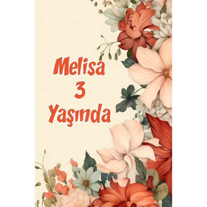 Renkli Çiçekler Temalı Doğum Günü Afişi -5 100X150 cm