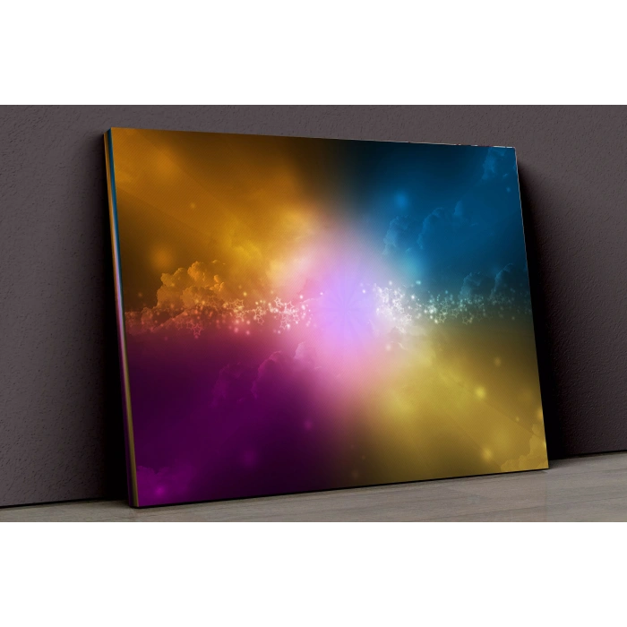 Renkli Gökyüzü Kanvas