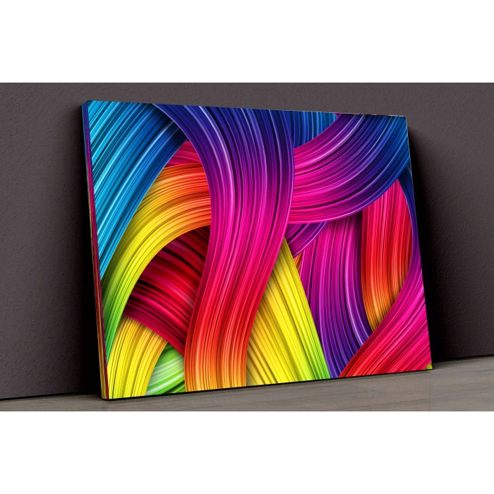 Renkli Saçlar Kanvas