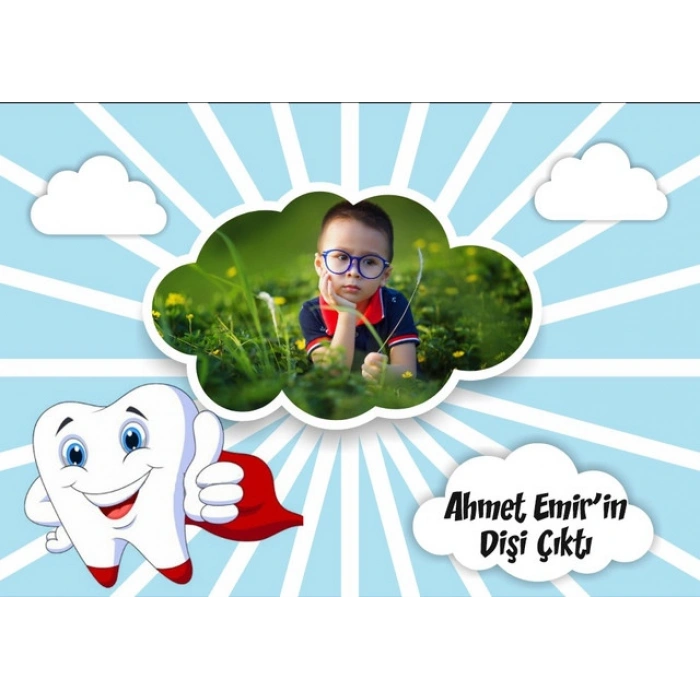 Resimli Diş Buğdayı 50X70 Cm