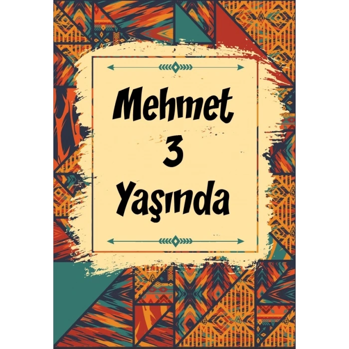 Retro Doğum Günü Afişi 50X70 cm