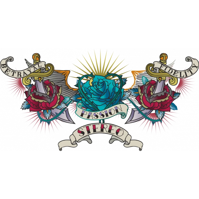 Sarmaışk Güller Sticker 10x10 cmRenkli Sticker