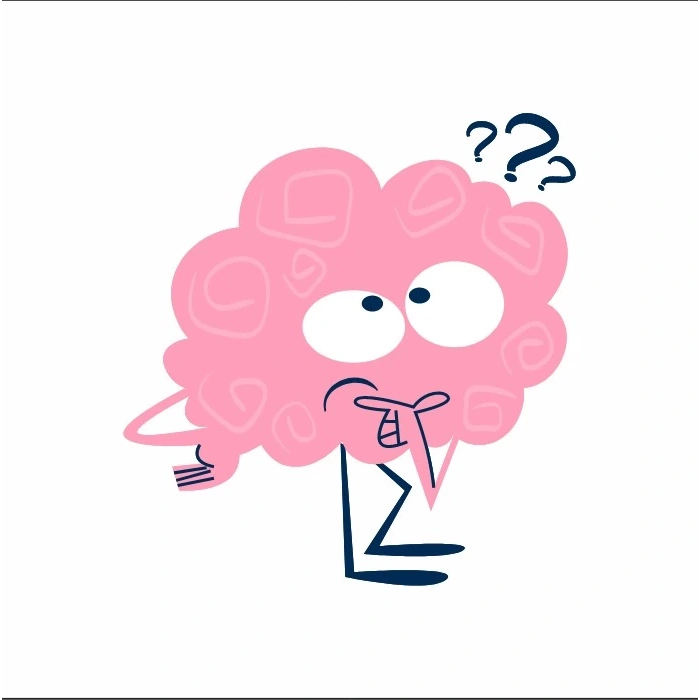 Şaşkın Beyin Duvar Stickerı