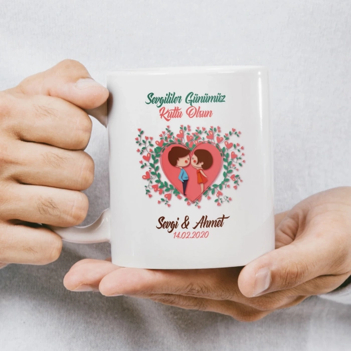 Sevgililer Günümüz Kutlu Olsun Kalpler Kupası
