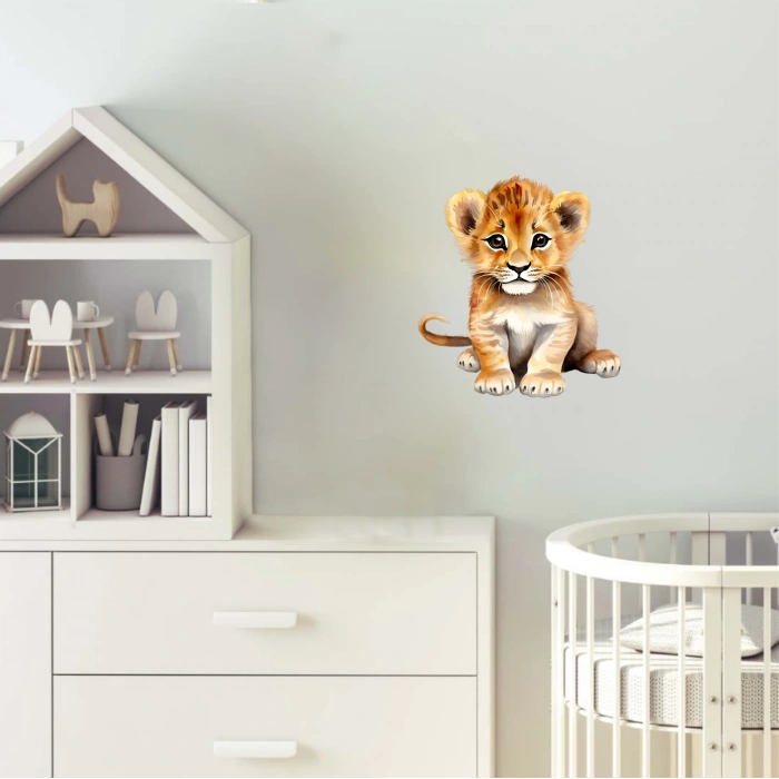 Sevimli Aslan Sticker 1