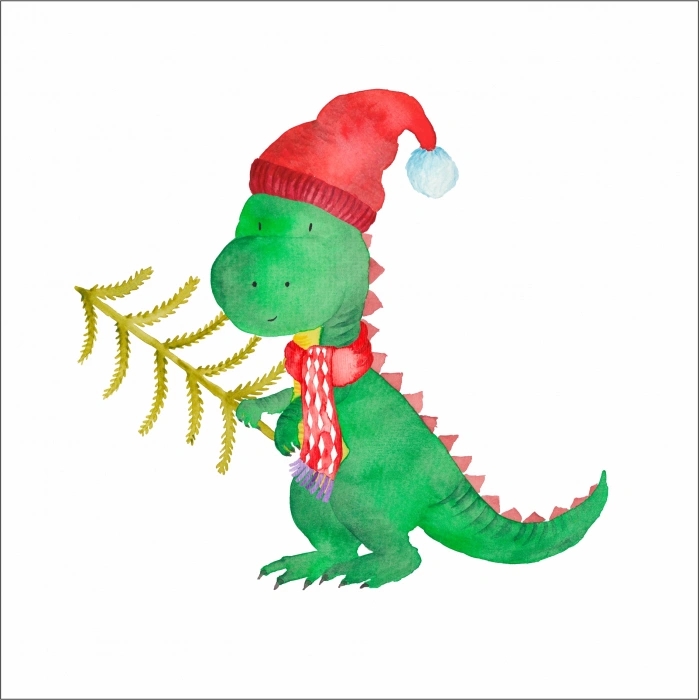 Sevimli Dinazor Duvar Sticker