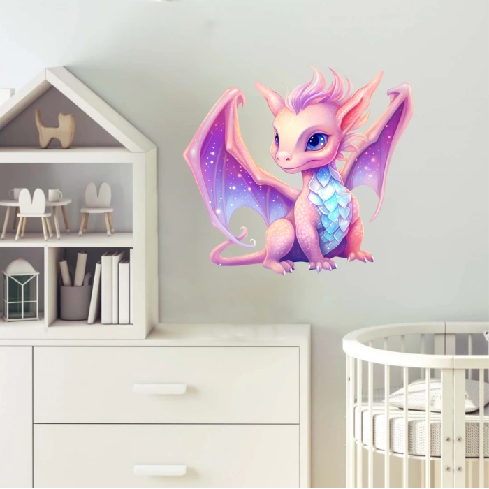 Sevimli Ejder Sticker 1