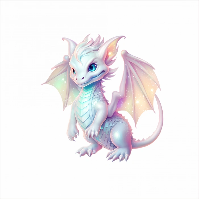 Sevimli Ejder Sticker 13