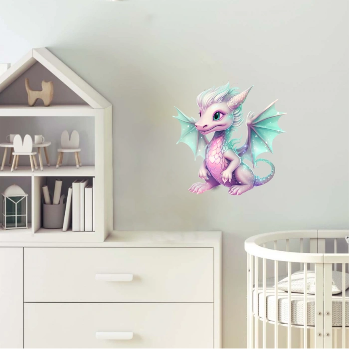 Sevimli Ejder Sticker 14