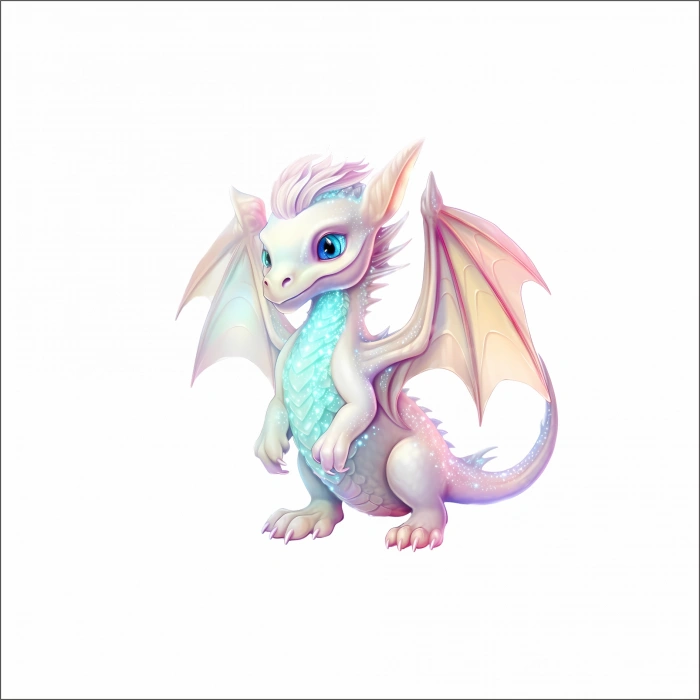 Sevimli Ejder Sticker 15