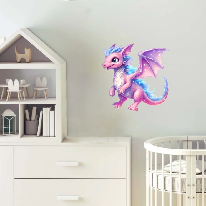 Sevimli Ejder Sticker