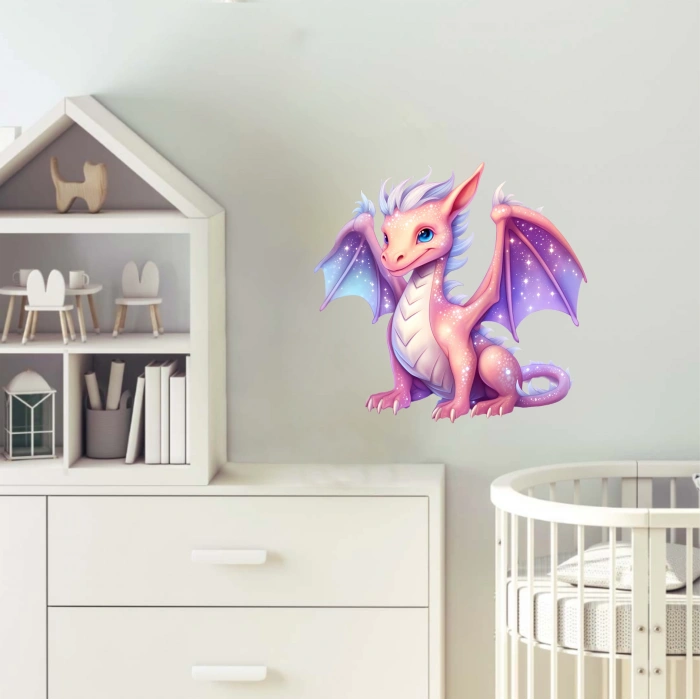 Sevimli Ejder Sticker 7