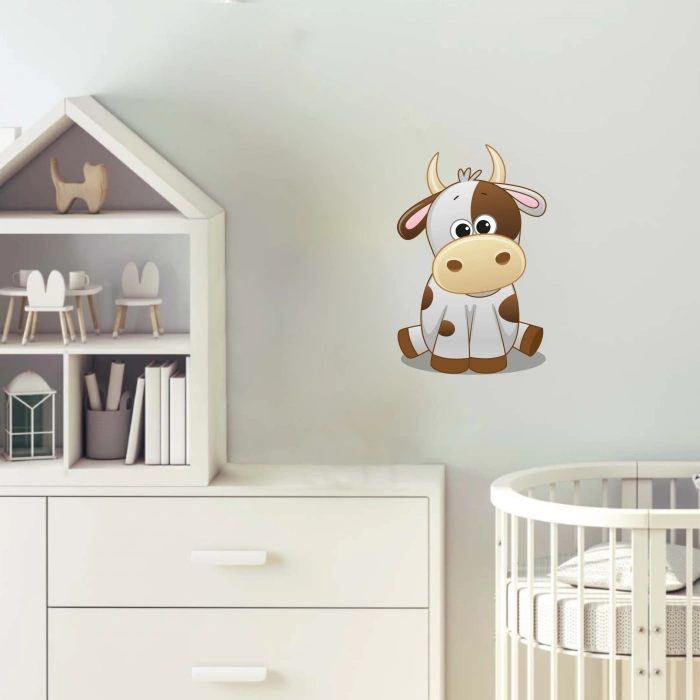 Sevimli İnek Sticker