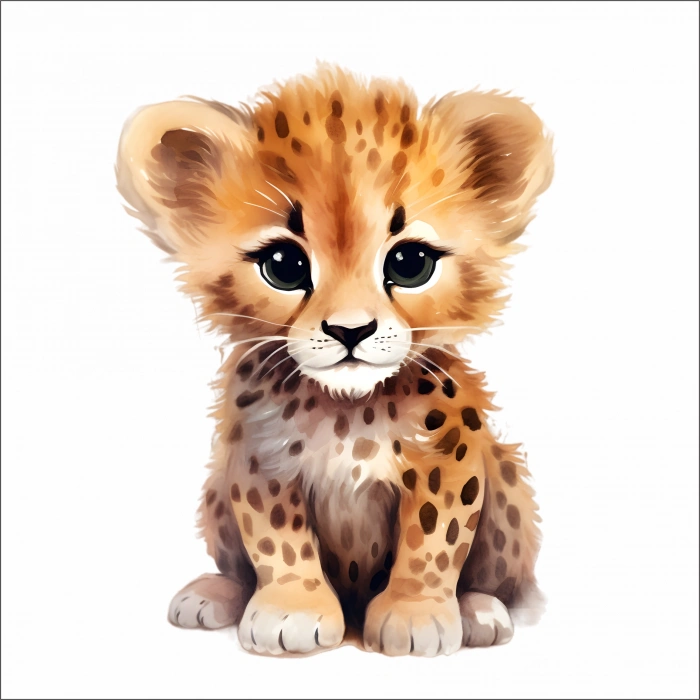 Sevimli Kaplan Sticker 1