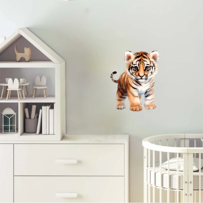 Sevimli Kaplan Sticker