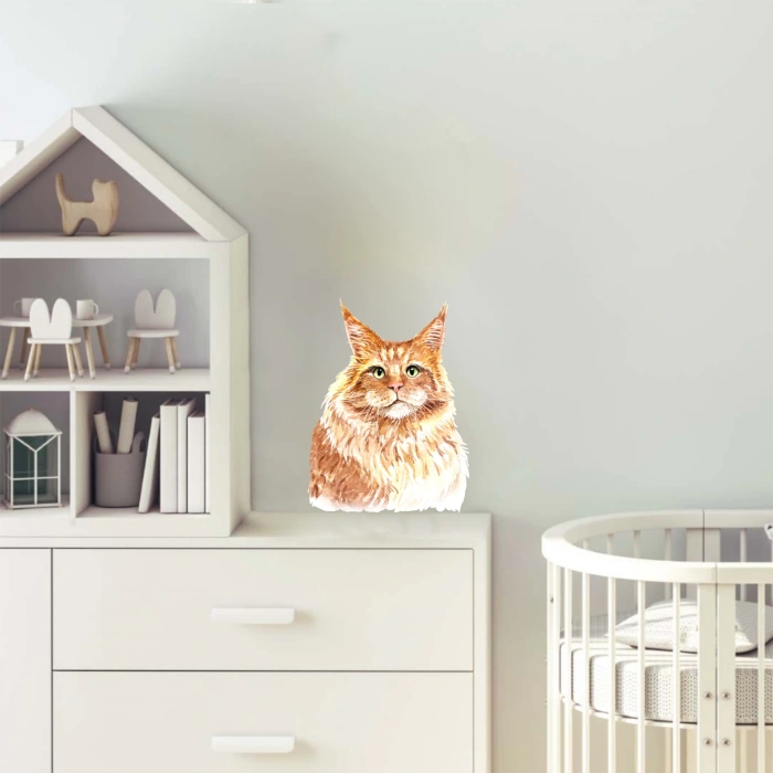 Sevimli Kedi Sticker 1