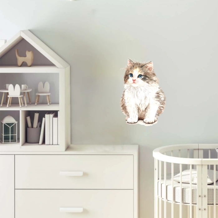 Sevimli Kedi Sticker
