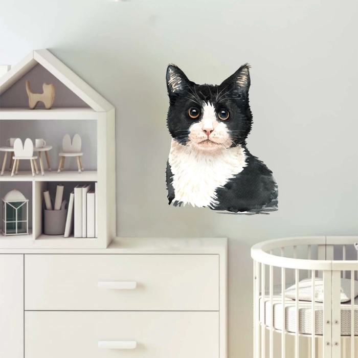 Sevimli Kedi Sticker 4