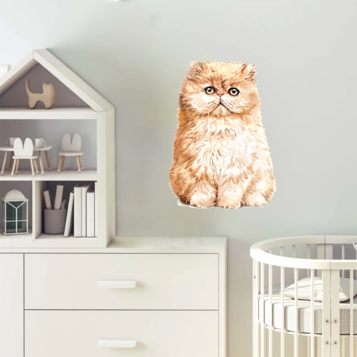 Sevimli Kedi Sticker 5