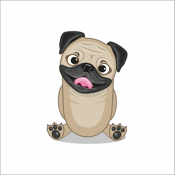 Sevimli köpek Sticker