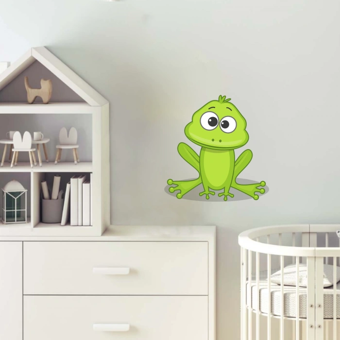 Sevimli Kurbağa Sticker