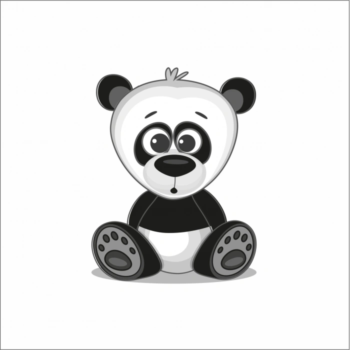Sevimli Panda Sticker