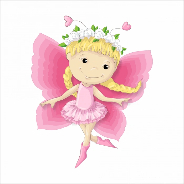 Sevimli Peri Sticker