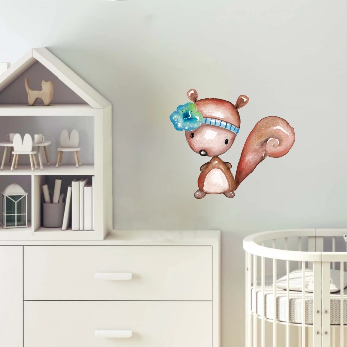 Sevimli Sincap Sticker