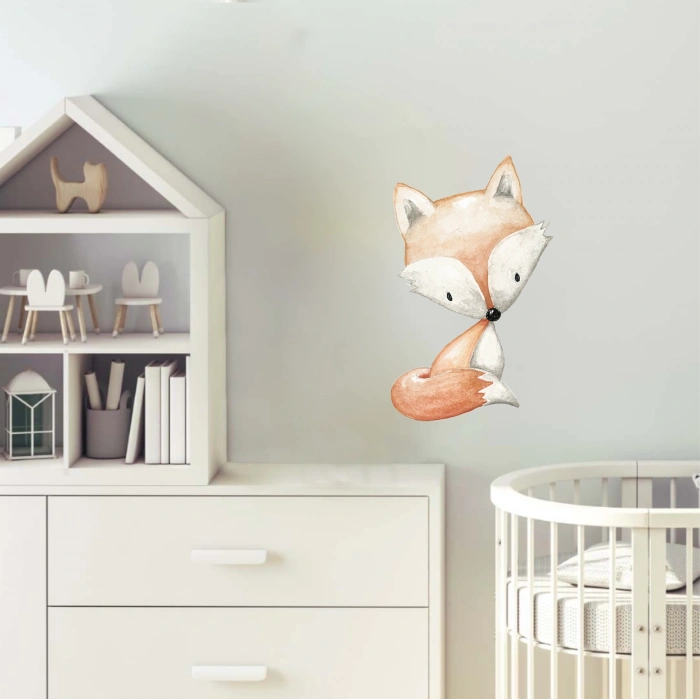 Sevimli Tilki Sticker