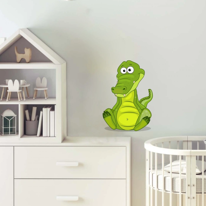 Sevimli Timsah Sticker