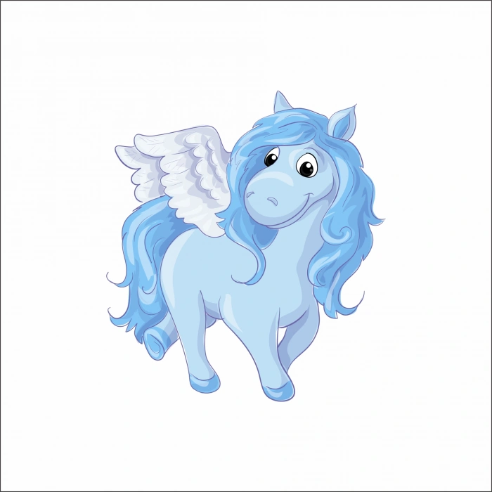 Sevimli Unicorn Sticker 1