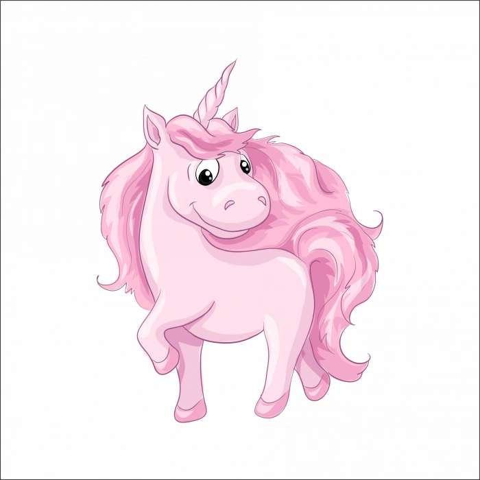 Sevimli Unicorn Sticker