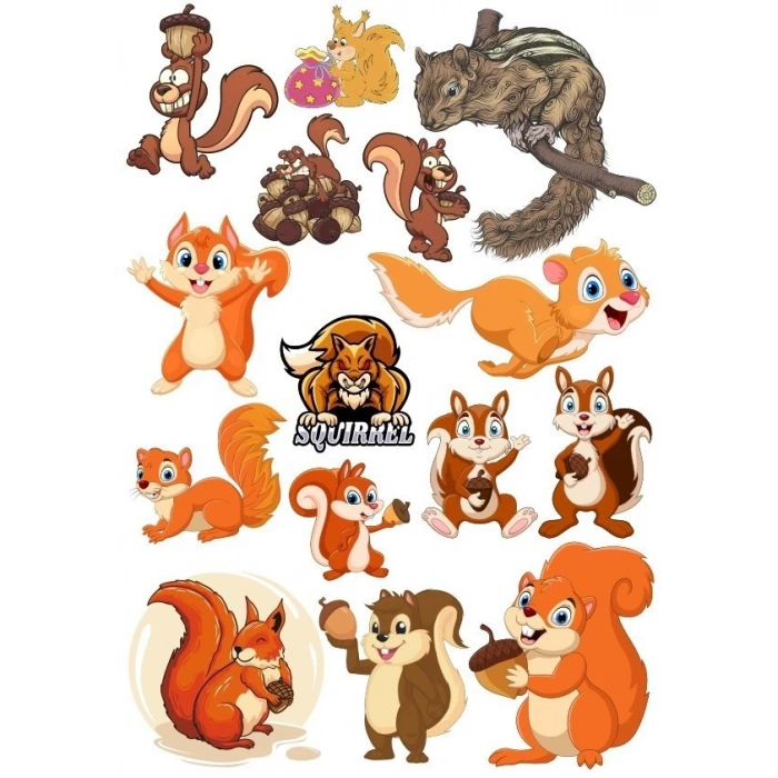 Sincap Sticker Set-1 16 Parça Telefon, Tablet, Defter, Laptop Sticker