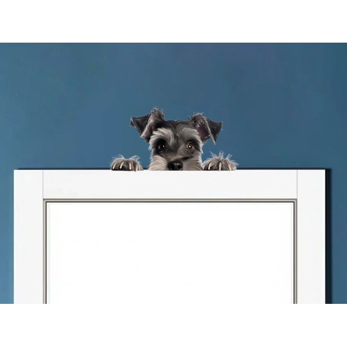 Siyah ve Bronz Köpek Duvar Stickerı