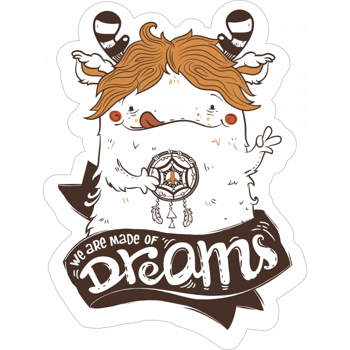 Deram stciker 10x10 cmRenkli Sticker