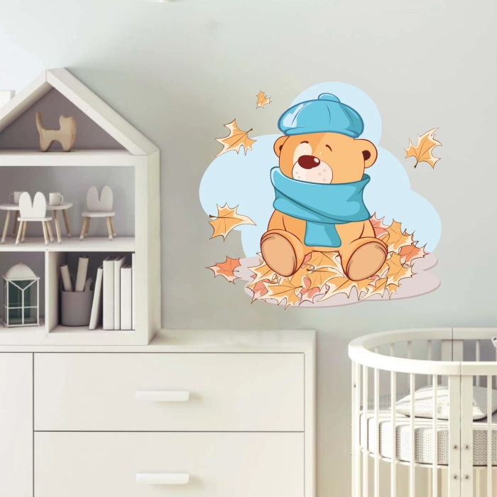 Sonbahar Ayıcık Sticker