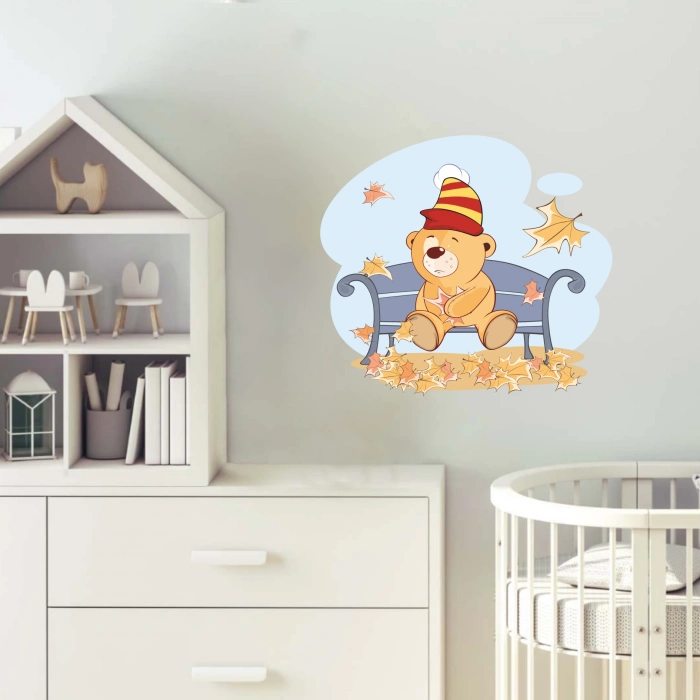 Sonbahar Ayıcık Sticker