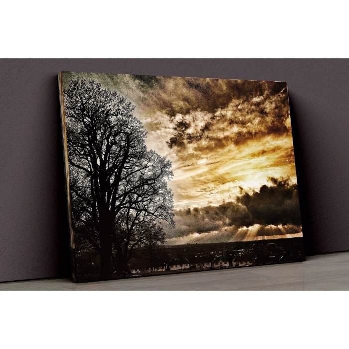 Sonbahar Ve Güneş Kanvas