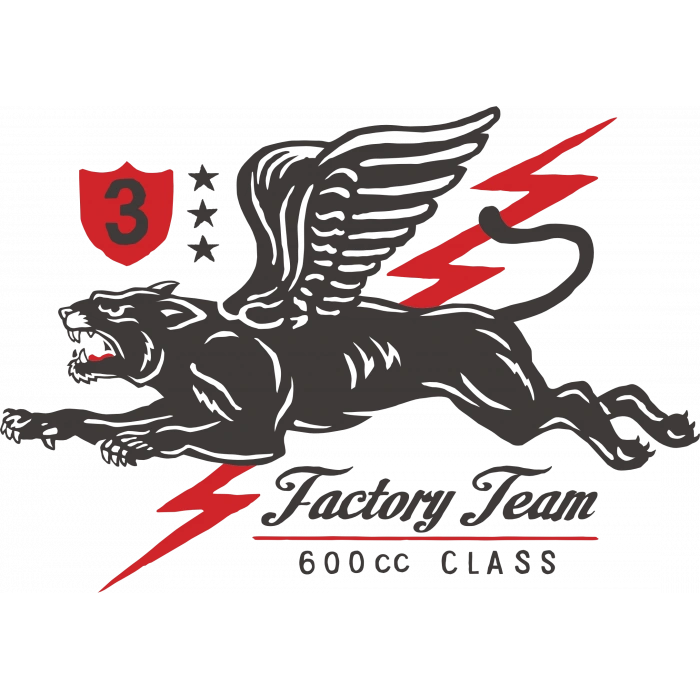 Factory Team Jaguar Sticker 10x10 cmRenkli Sticker
