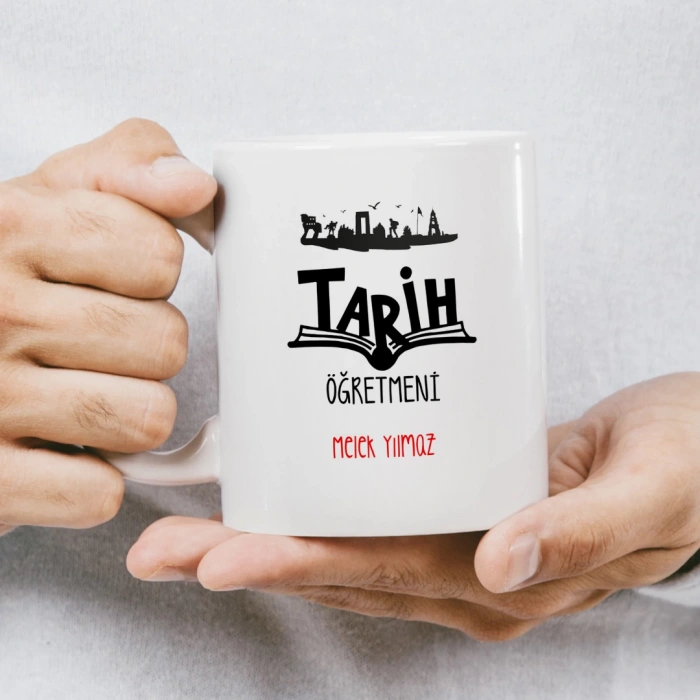 Tarih Öğretmeni İsme Özel Kupa