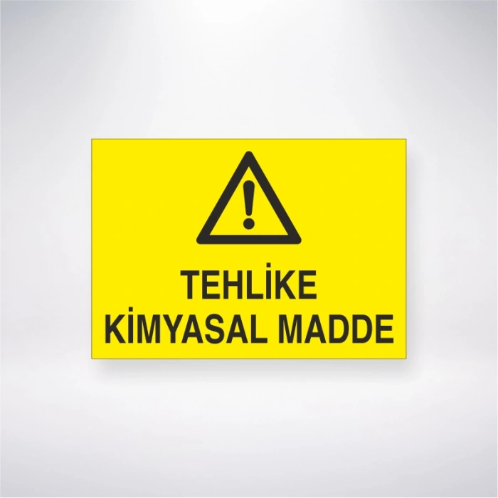 Tehlike Kimyasal Madde Sticker 20X28 Cm