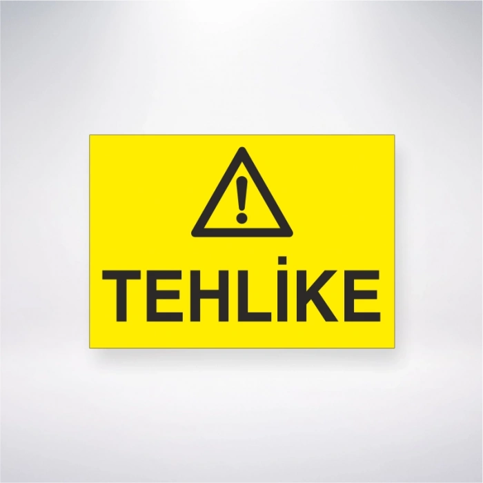 Tehlike Sticker 20X28 Cm