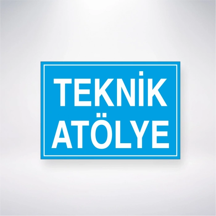 Teknik Atölye Sticker 20X28 Cm