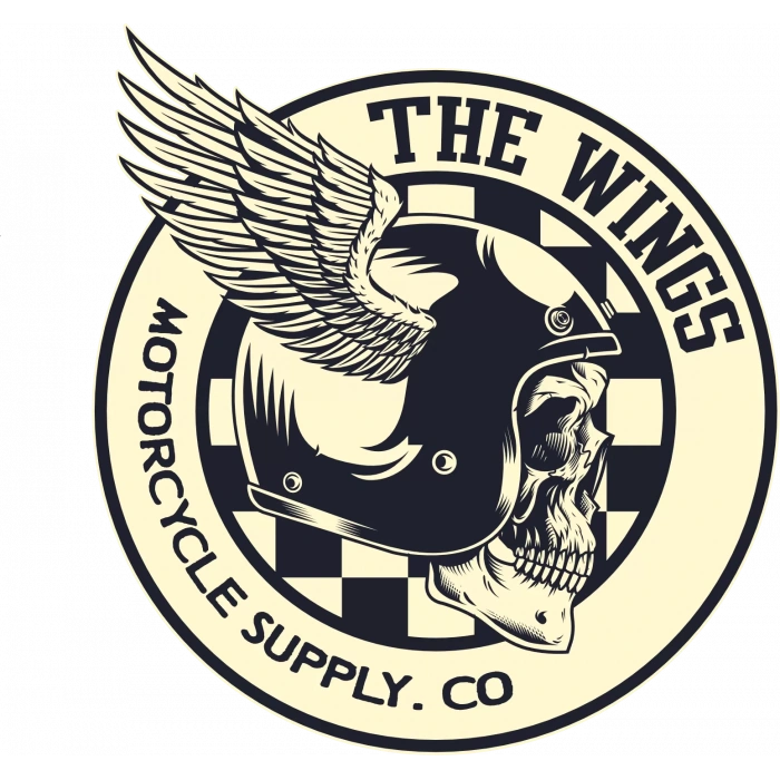 The Wings Kurukafa Sticker 10x10 cmRenkli Sticker