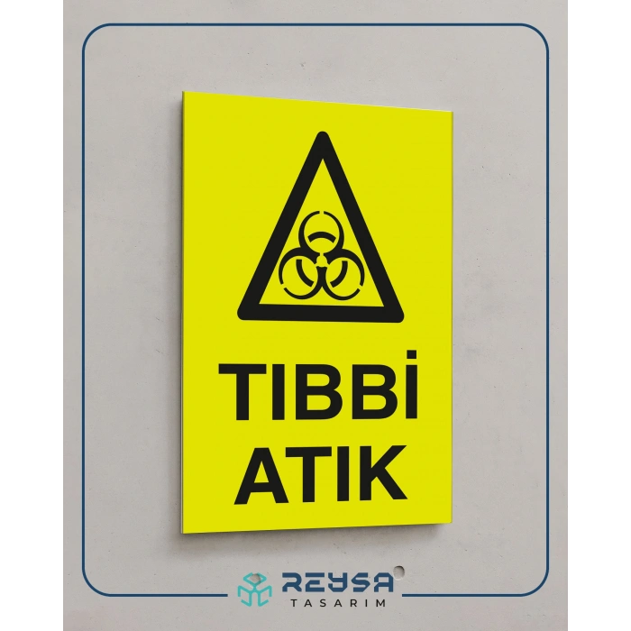 Tıbbi Atık Sticker 20X28 Cm