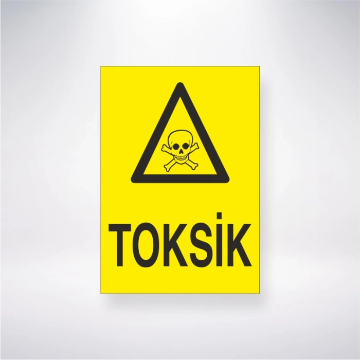 Toksik Sticker 20X28 Cm