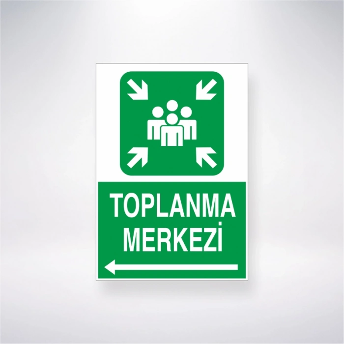 Toplanma Merkezi <-- Sticker 20X28 Cm